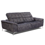 Τριθέσιος Καναπές F&T Italia Dune 230X100X80 102Η blue